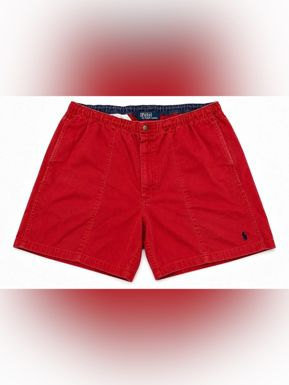 Polo Ralph Lauren Men's Red Flat Front Shorts L